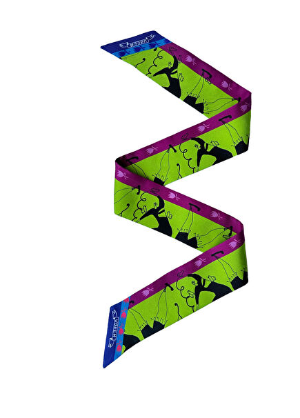 Suzi Petite Renkli İpek Kadın Fular