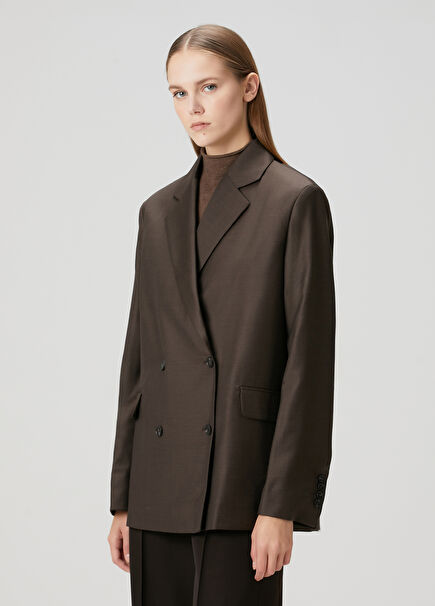 Donau Brown Wool Coat