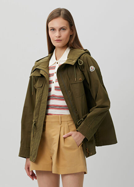 Serin Khaki Hooded Parka