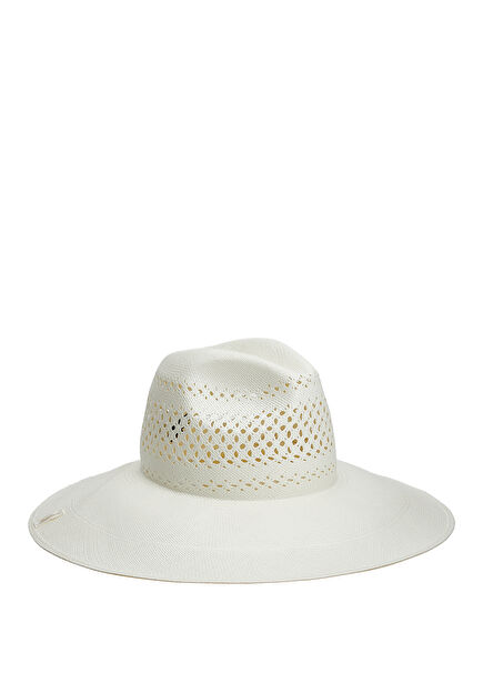 White Women's Straw Hat