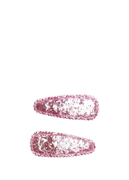 Glitter Rose Mini Klips Kız Çocuk Toka 
