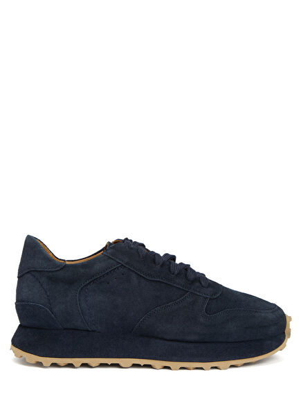 Lacivert Erkek Süet Sneaker