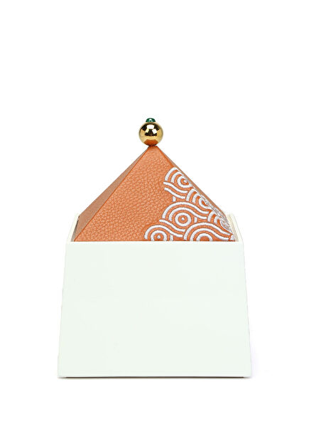 Obelisk Stella OAK Small Turuncu Ahşap Kutu