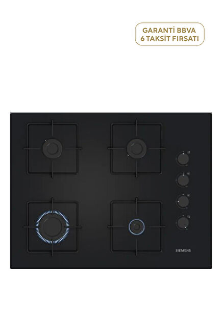 iQ300 Black Hard Glass Gas Cooktop