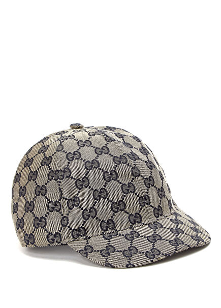 Kahverengi Mavi Logo Jakarlı Unisex Şapka