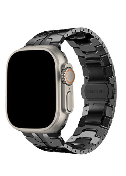 Apple Watch Compatible 42/44/45/49 mm Riot Loop Stainless Steel Band