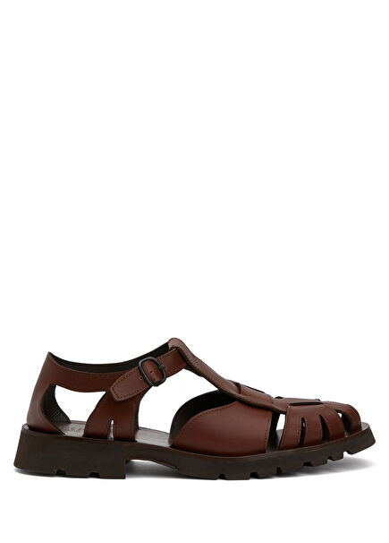Pesca Tan Men's Leather Sandals