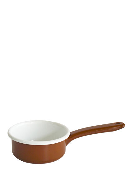 Brown Enamel Gravy Pan