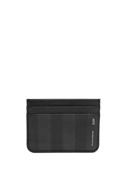 Black Men's Leather Card Holder