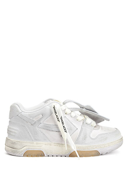 Beyaz Kadın Deri Sneaker