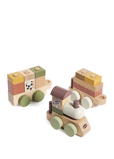Boho Chic Train Wooden Toy