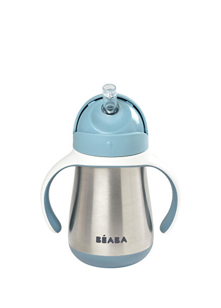 Windy Blue Çelik Pipetli Suluk 250 ml