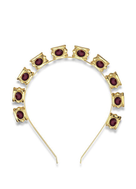 Helen Red 24 Carat Women's Gold Crown