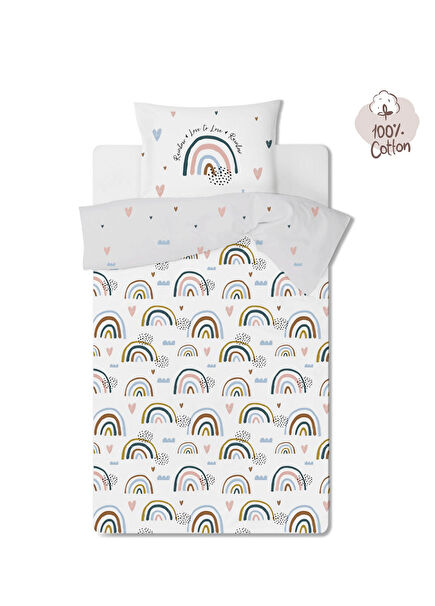 Rainbow Organic Cotton Baby Bedding Set