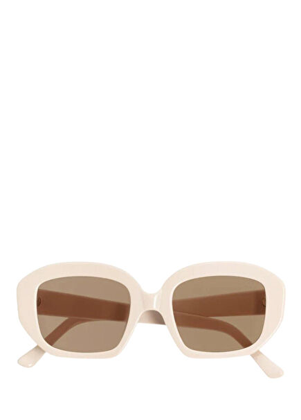 Motel Musa VC029 Cream Acetate Unisex Sunglasses