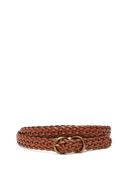 Tan Women's Leather Belt