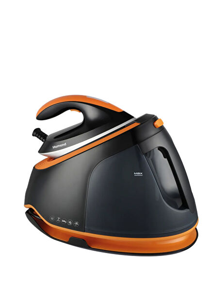 Jetsteam 1174H Siyah Turuncu Otomatik Sıcaklık Ayarlı Buhar Kazanlı Ütü