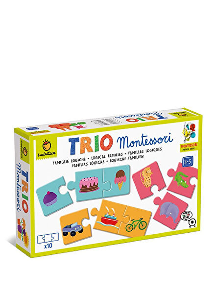 Montessori Uygulamalı Eşleştirme Yapbozu Çocuk Yabancı Dil Aktivite Kitabı