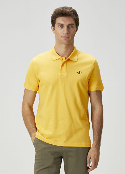 Sarı Polo Yaka T-shirt