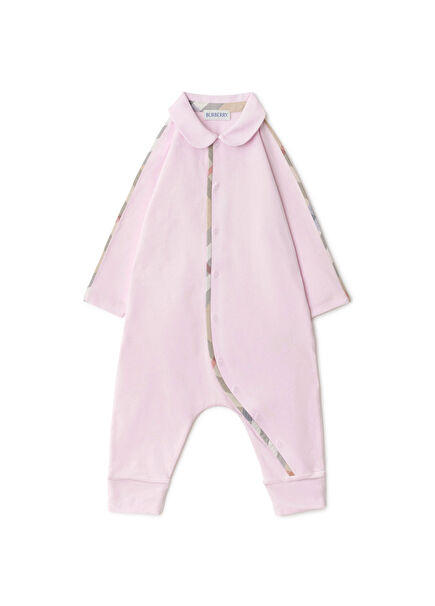 Hamilton Stretch Cotton Three Piece Pembe Pamuklu Kız Bebek Hediye Seti