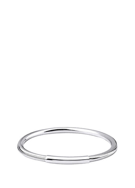 Kalın Plakalı Flex 14 Ayar Altın Kadın Bileklik