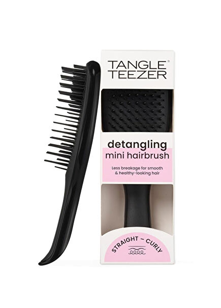 The Ultimate Detangler Mini Liquorice Black Hair Brush