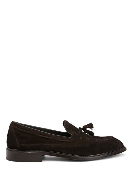Kahverengi Erkek Süet Loafer