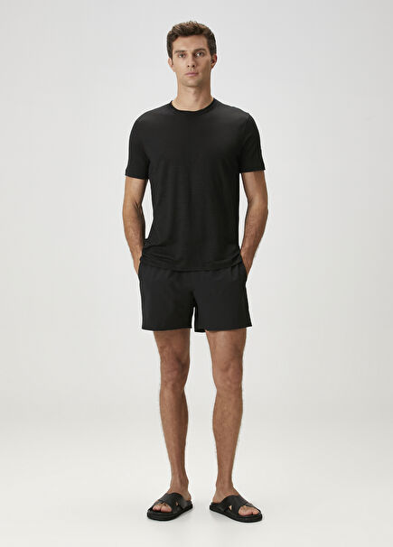 Siyah Beli Kordonlu Mayo