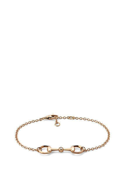 Horsebit Women's Rose Gold Bracelet