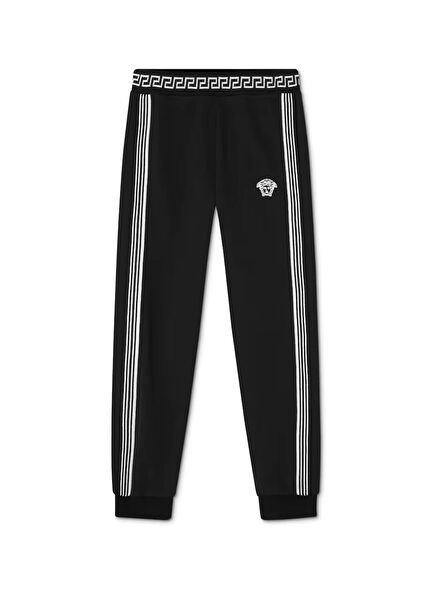 Black White Boys' Jogger Sweatpants