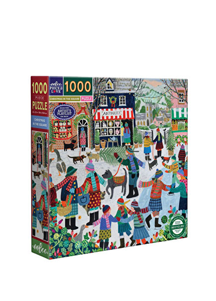 Christmas in the Square 1000 Piece Kids Puzzle