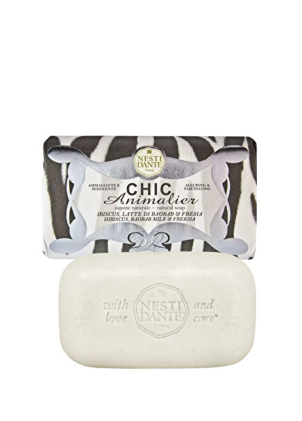 Chic Animalier White Hibiskus ve Frezya Kokusu Arındırıcı Vegan Bakım Sabun 250 gr