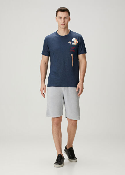 Randle Bej Beli Kordonlu Şort