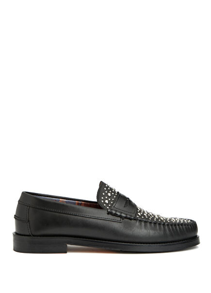 Riviera Black Men's Leather Loafer