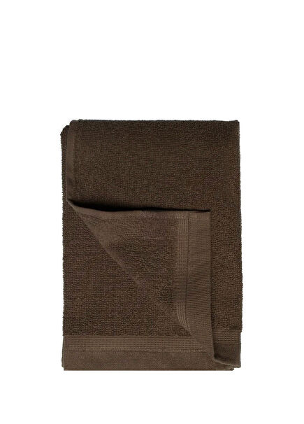 Earth Brown Linen Hand Towel 30 x 50 cm