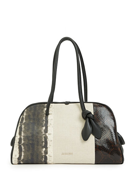 Le Turismo Siyah Ekru Kadın Deri Çanta