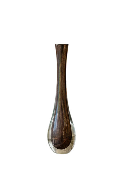 Loom Brown Glass Vase