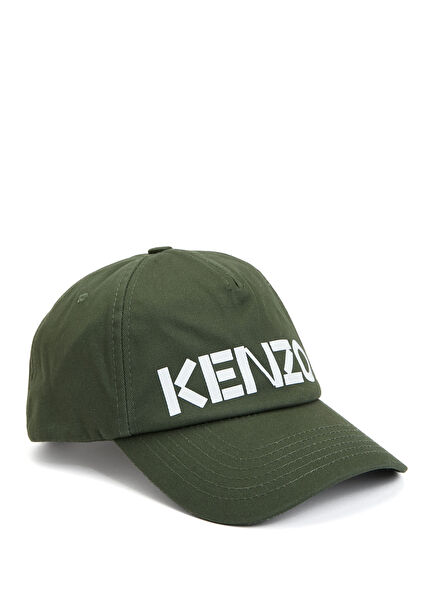 Khaki Logo Detailed Men's Hat