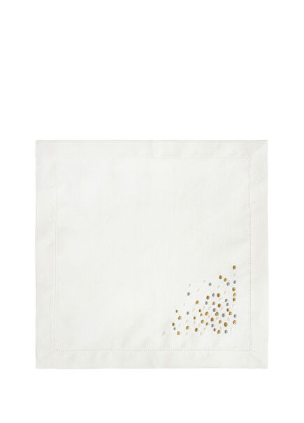 Çakıltaşı Kırık Beyaz Keten 4'lü Peçete