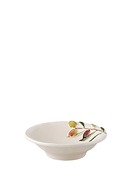 Cream Olive Ceramic Salad Bowl