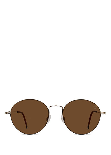 Nasakid Altın Rengi Titanyum Unisex Güneş Gözlüğü