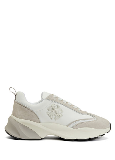 Good Luck White Ecru Women's Leather Sneakers