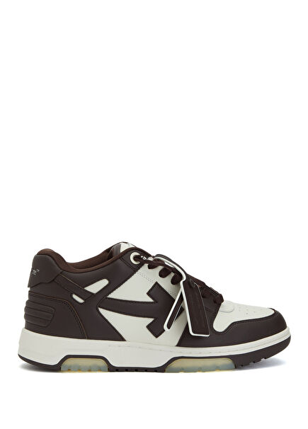 Out Of Office Kahve Beyaz Erkek Deri Sneaker