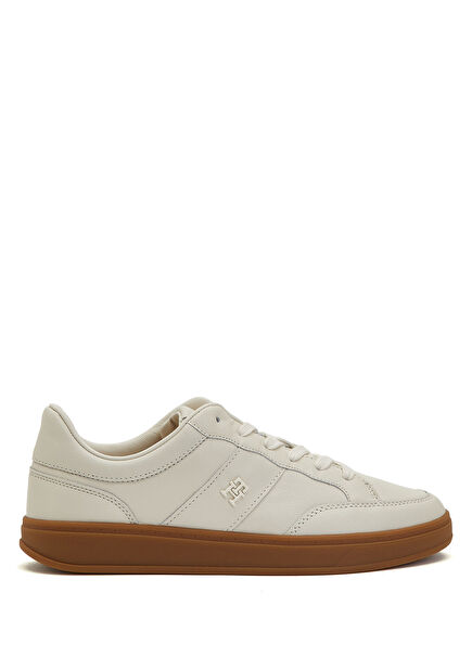 Heritage Court Bej Kadın Deri Sneaker