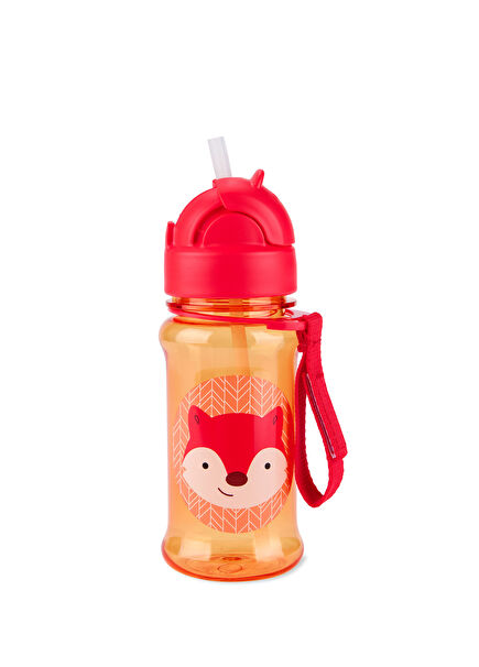 Zoo Fox Patterned Tritan Boys' Drinker with Straw