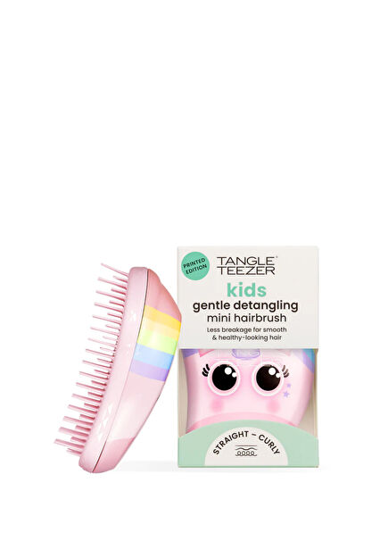 Original Mini Rainbow The Unicorn Patterned Kids Hairbrush