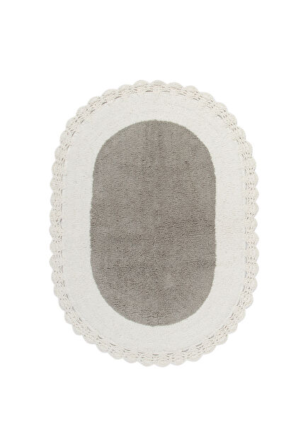 Bianca Gray 2-Piece Bath Mat Set