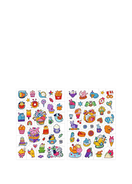 Sweets Tasarımlı Çocuk Geçici Dövme  