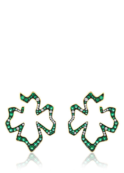 Naos Pırlantalı Kadın Altın Küpe