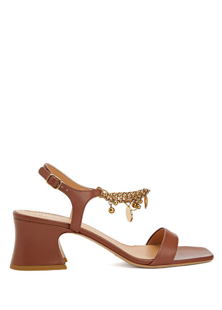 Charms Tan Women's Leather Sandals